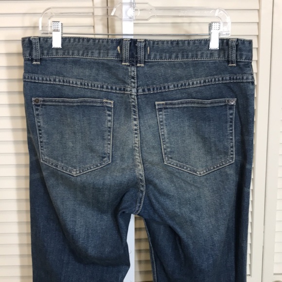 Free People Pocket Front Raw Hem Flared Jeans Size 29 - Picture 7 of 12
